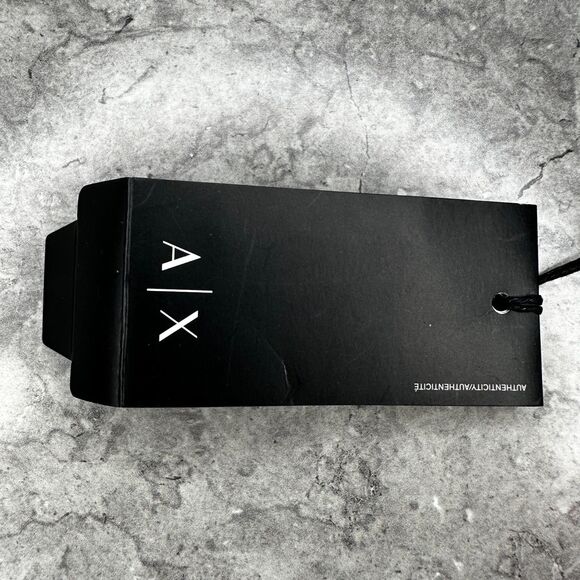 ARMANI EXCHANGE Oversize Bi-Fold Wallet Blue Camo Men - Picture 11 of 14